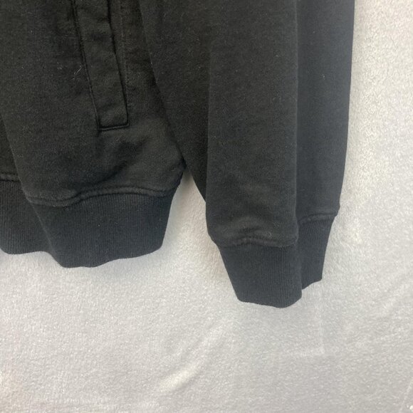 Irreverent Full Zip Up Jacket Mens Size XL Black Knit Chest Pockets Casual Punk - Picture 9 of 14